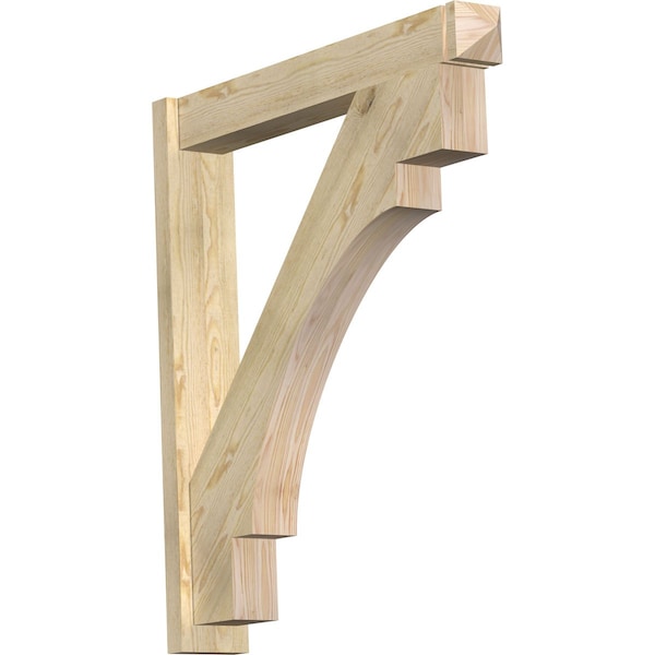 Ekena Millwork Merced Arts & Crafts Rough Sawn Outlooker, Douglas Fir, 6"W x 38"D x 42"H OUT06X38X42MRC03RDF - main